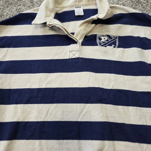 Striped Polo Shirt by Pink - Picture 4 of 6